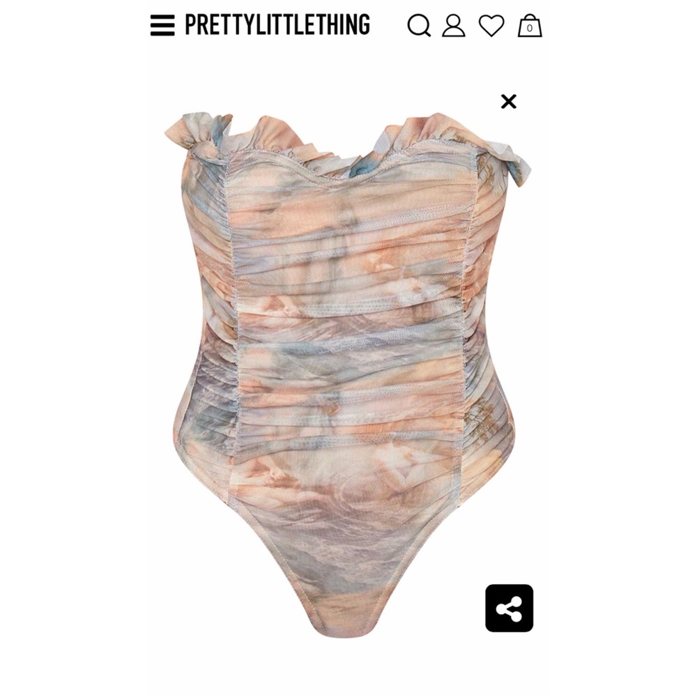 PrettyLittleThing Renaissance Bodysuit - Picture 2 of 4